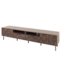 Streamdale Mid Century Tv Stand with Drawers for TVs up to 85