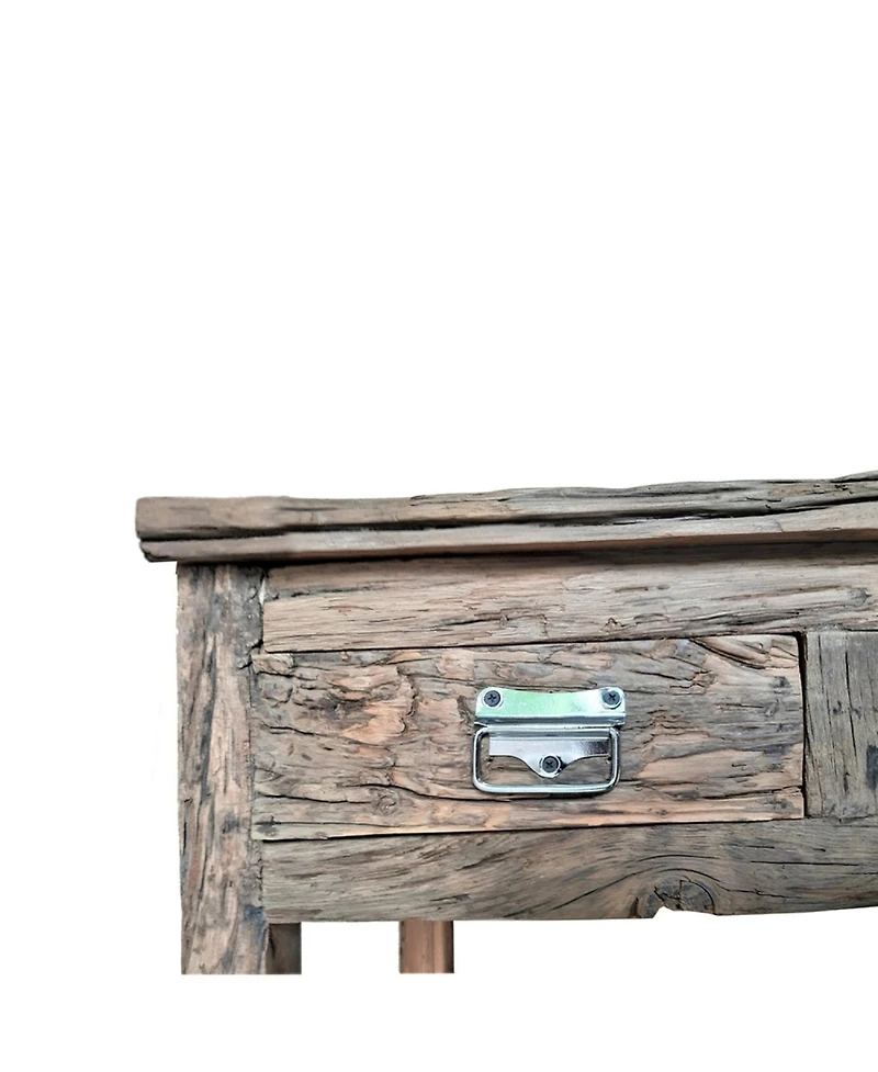 Streamdale 31.5x17.5x31.5" Rustic 2-Drawer Kitchen Island