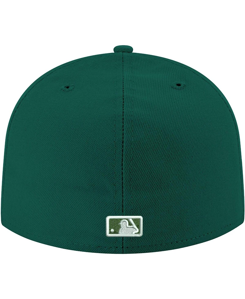 New Era Men's Green Philadelphia Phillies White Logo 59FIFTY Fitted Hat