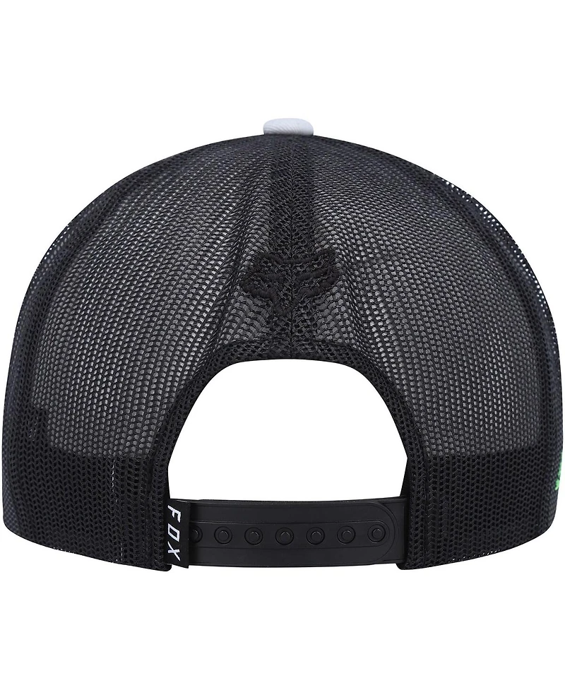 Fox x Kawasaki Men's Gray/Black Snapback Hat