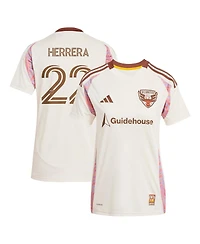 Adidas Women's Aaron Herrera Natural D.c. United 2025 The Soul Kit Replica Player Jersey