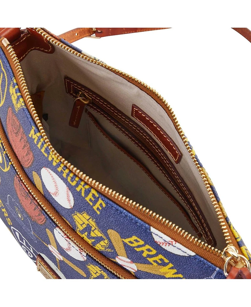 Dooney & Bourke Milwaukee Brewers Game Day Crossbody Purse
