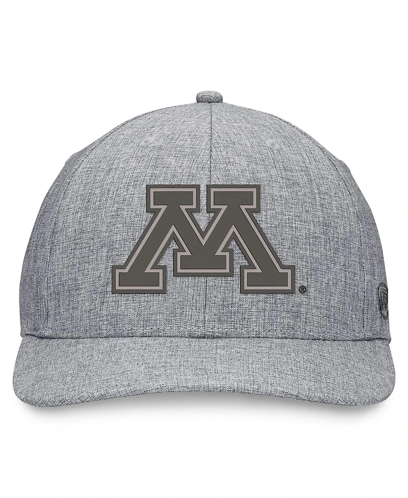 Top of the World Men's Gray Minnesota Golden Gophers Grit Flex Hat