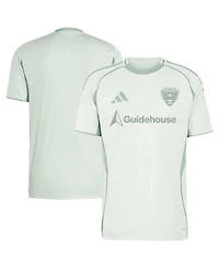 Adidas Men's Light Green D.c. United 2025 One Planet Pre-Match Jersey