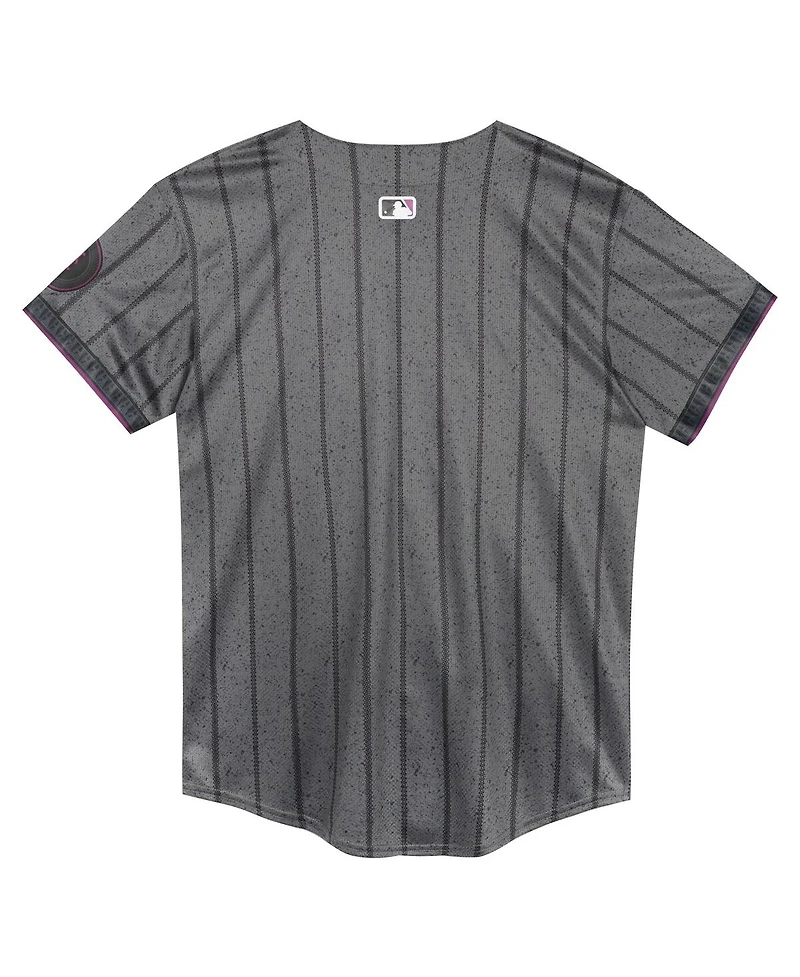 Nike Preschool Gray New York Mets City Connect Jersey