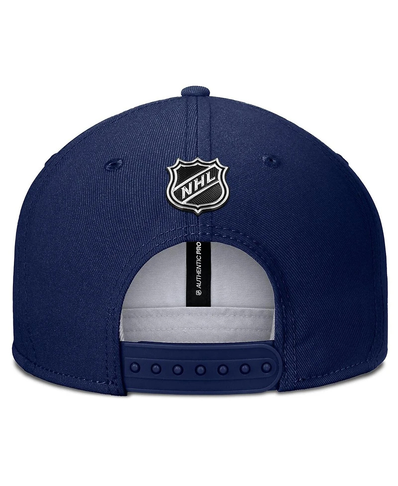 Fanatics Men's Navy Winnipeg Jets Authentic Pro Rink Snapback Hat