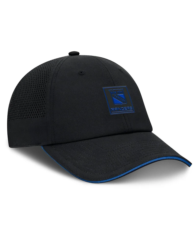 Fanatics Men's Black New York Rangers Driver Adjustable Hat