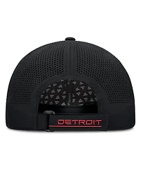 Fanatics Men's Black Detroit Red Wings Driver Adjustable Hat