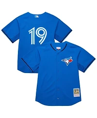Mitchell & Ness Men's Jose Bautista Blue Toronto Jays Authentic Batting Practice Jersey