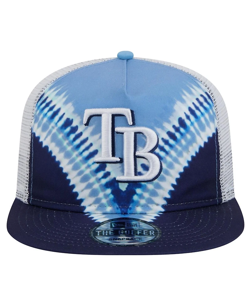 New Era Men's Tampa Bay Rays Tie-Dye Golfer Trucker Adjustable Hat