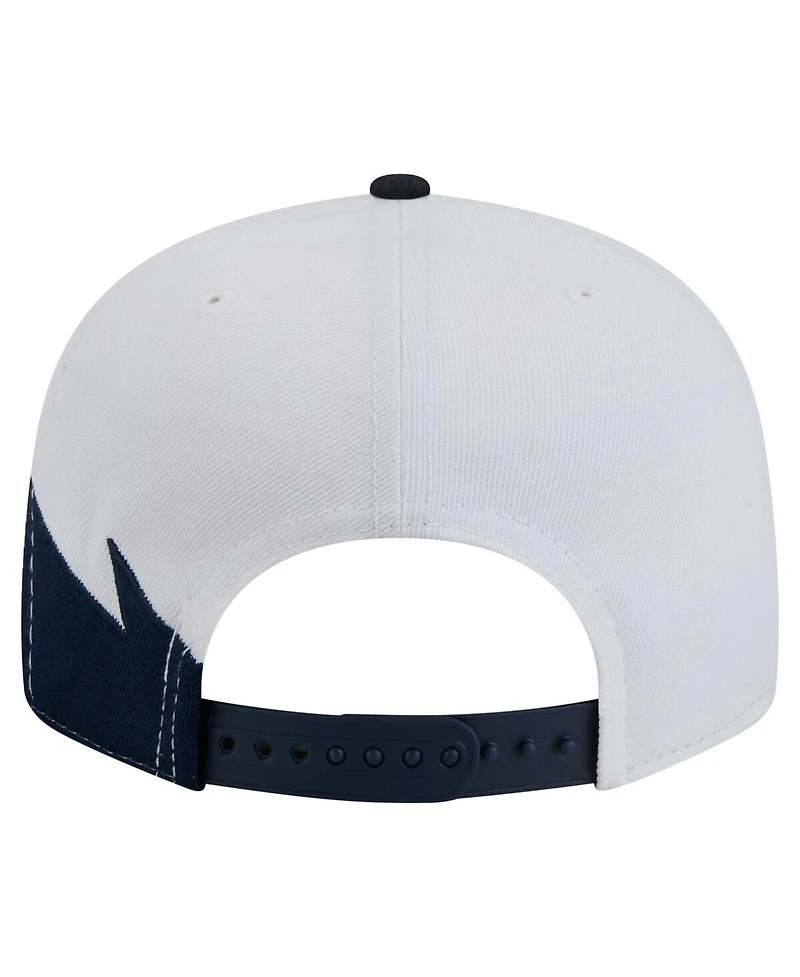New Era Men's Navy/White Detroit Tigers Jagged 9FIFTY Snapback Hat