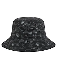 New Era Men's Black Miami Marlins 2025 Spring Training All Over Print Bucket Hat