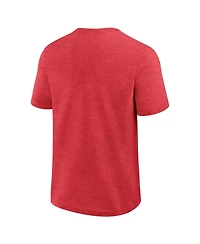 Fanatics Men's Heather Red Boston Red Sox Top Notch T-Shirt