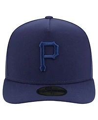 New Era Men's Navy Pittsburgh Pirates Color Pack A-Frame 59FIFTY Fitted Hat