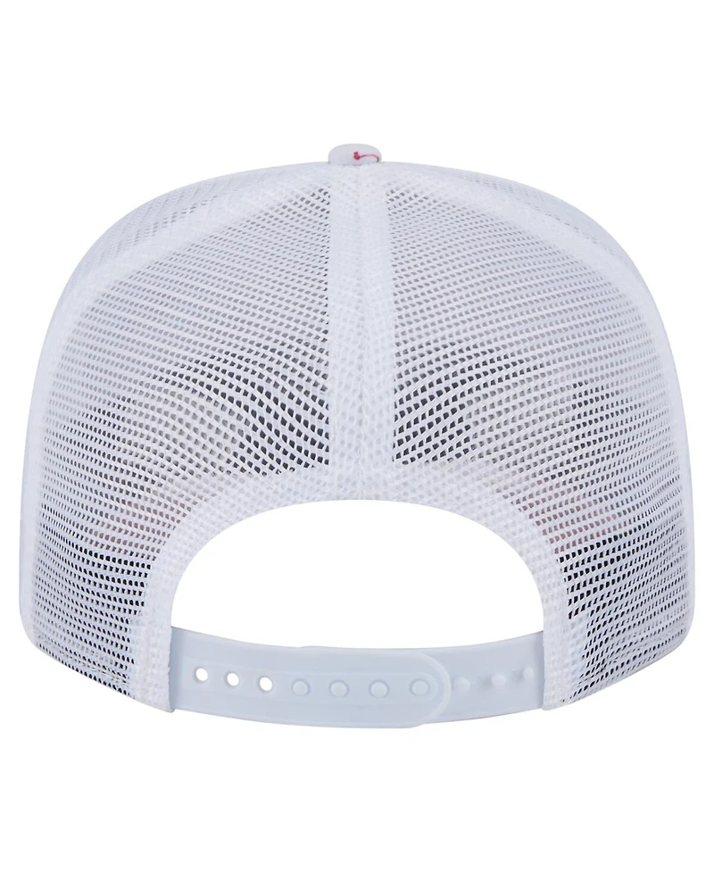 New Era Men's White Pittsburgh Pirates Flamingo Mesh Back 9SEVENTY Stretch-Snap Hat