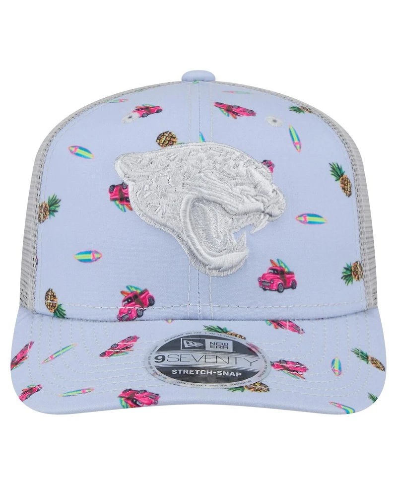 New Era Men's White Tampa Bay Buccaneers Adventure Flamingo Pattern 9SEVENTY Stretch snap Hat