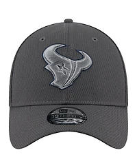 New Era Men's Graphite Houston Texans Main 39THIRTY Flex Hat