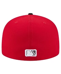 New Era Men's Red Fort Wayne TinCaps Authentic Collection 59FIFTY Fitted Hat