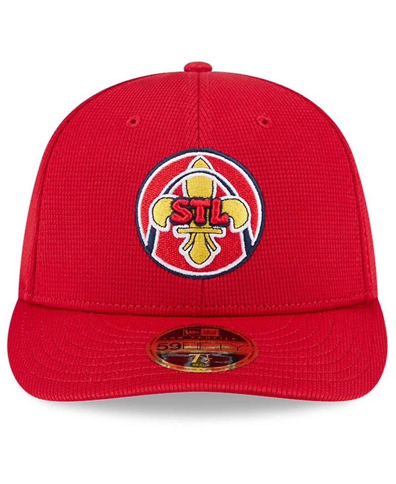 New Era Men's Red St. Louis Cardinals City Connect Batting Practice Low Profile 59FIFTY Fitted Hat
