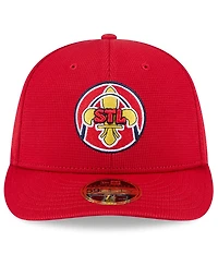 New Era Men's Red St. Louis Cardinals City Connect Batting Practice Low Profile 59FIFTY Fitted Hat