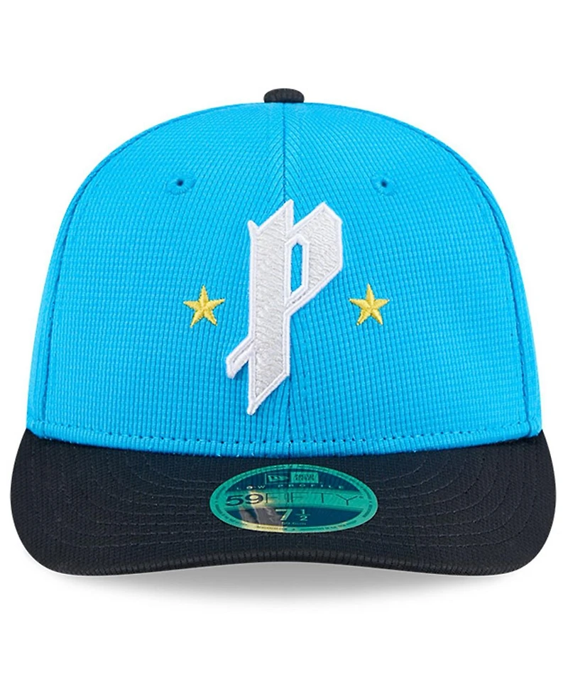 New Era Men's Neptune Blue/Navy Philadelphia Phillies City Connect Batting Practice Low Profile 59FIFTY Fitted Hat