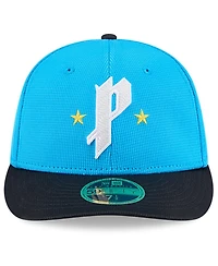 New Era Men's Neptune Blue/Navy Philadelphia Phillies City Connect Batting Practice Low Profile 59FIFTY Fitted Hat