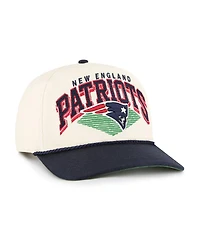 '47 Brand Men's Cream New England Patriots Pomona Rope Hitch Adjustable Hat