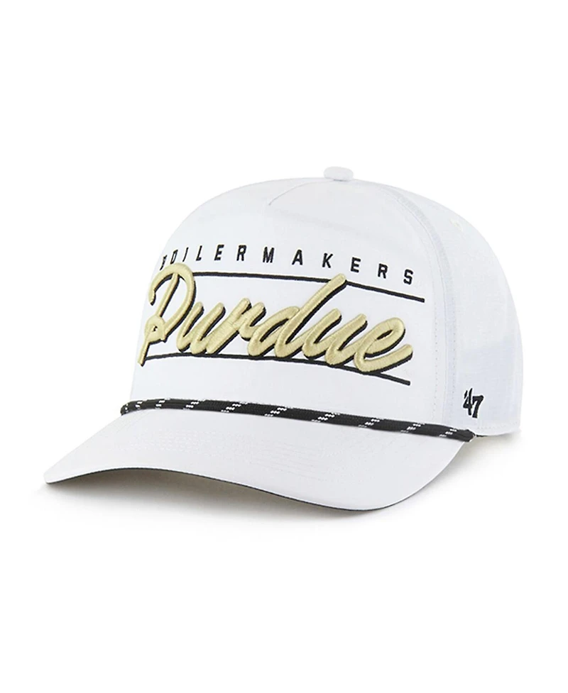 '47 Brand Men's White Purdue Boilermakers Condor Hitch Brrr Adjustable Hat