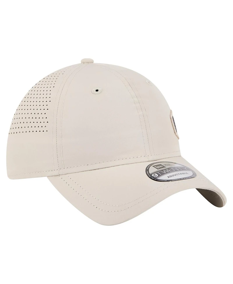 New Era Men's Tan Houston Dynamo Fc Active 9TWENTY Adjustable Hat