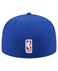 New Era Men's Royal Philadelphia 76ers State Stitch 59FIFTY Fitted Hat