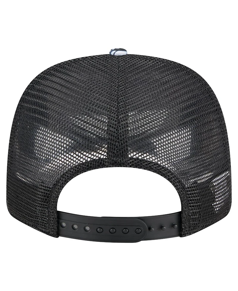 New Era Men's Black Pittsburgh Pirates Hula Trucker 9SEVENTY Adjustable Hat