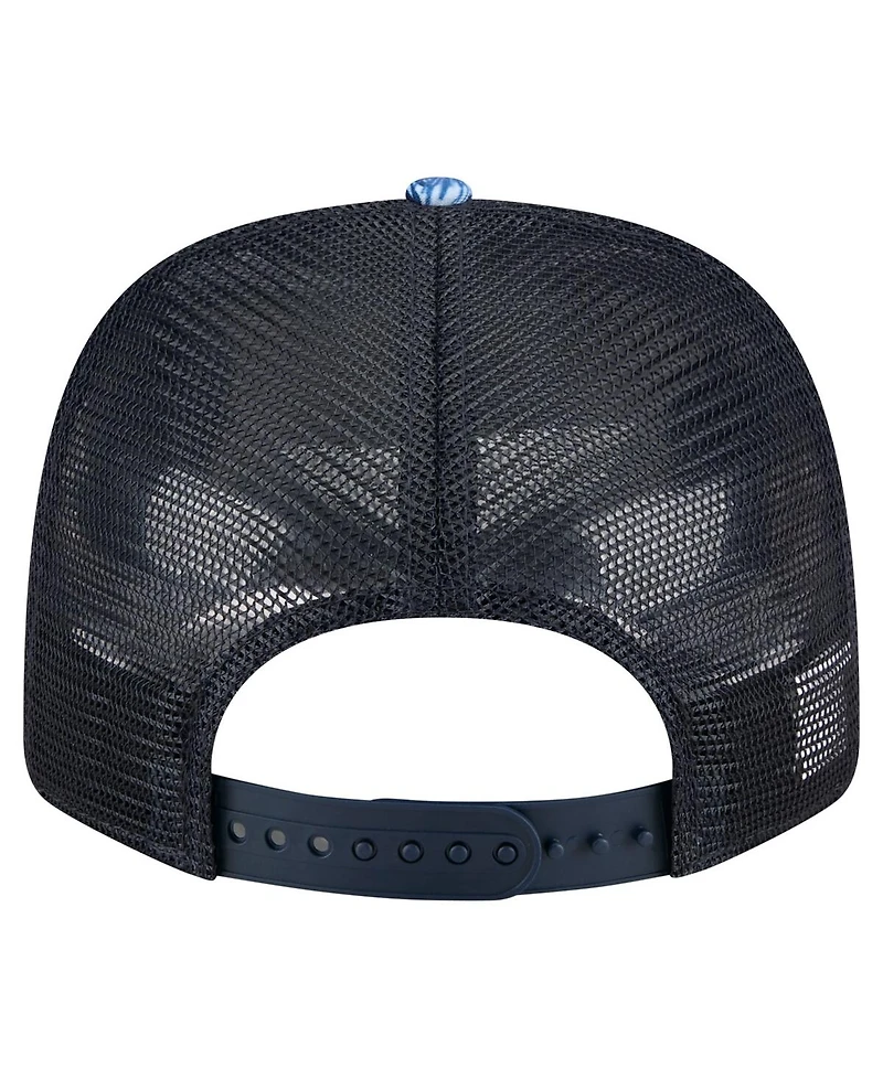 New Era Men's Navy Atlanta Braves Hula Trucker 9SEVENTY Adjustable Hat