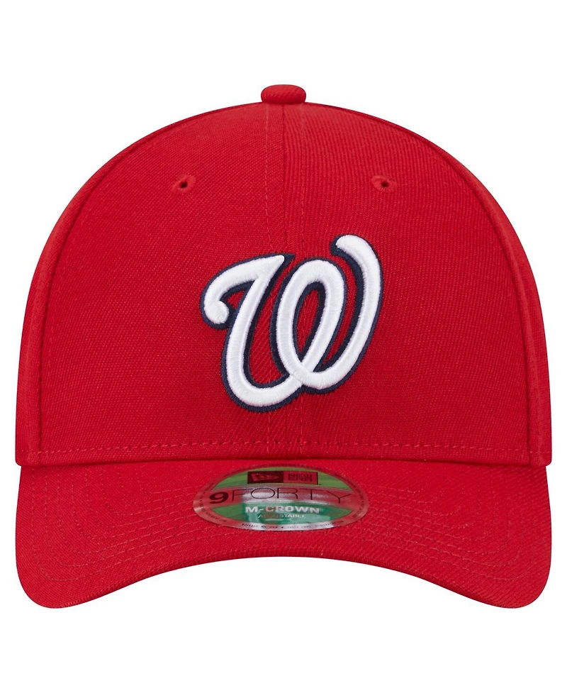 New Era Men's Red Washington Nationals 20th Anniversary Replica 9FORTY Adjustable Hat