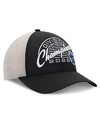 Fanatics Men's Black Toronto Maple Leaf's 2025 Atlantic Division Champions Locker Room Adjustable Hat