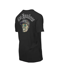 New Era Men's Black New York Yankees Sugar Skulls T-Shirt