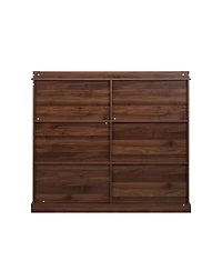 Streamdale 10-shelf Bookcase,Walnut
