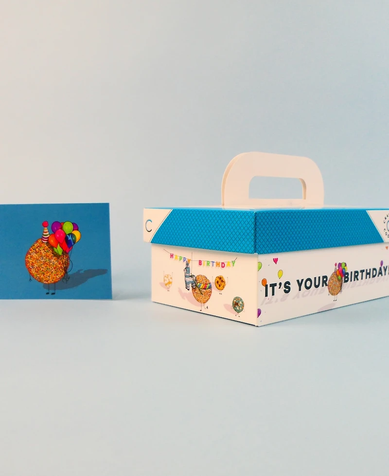 The Cravory Happy Birthday Box Best Sellers Cookies Gift Box, 12 Cookies