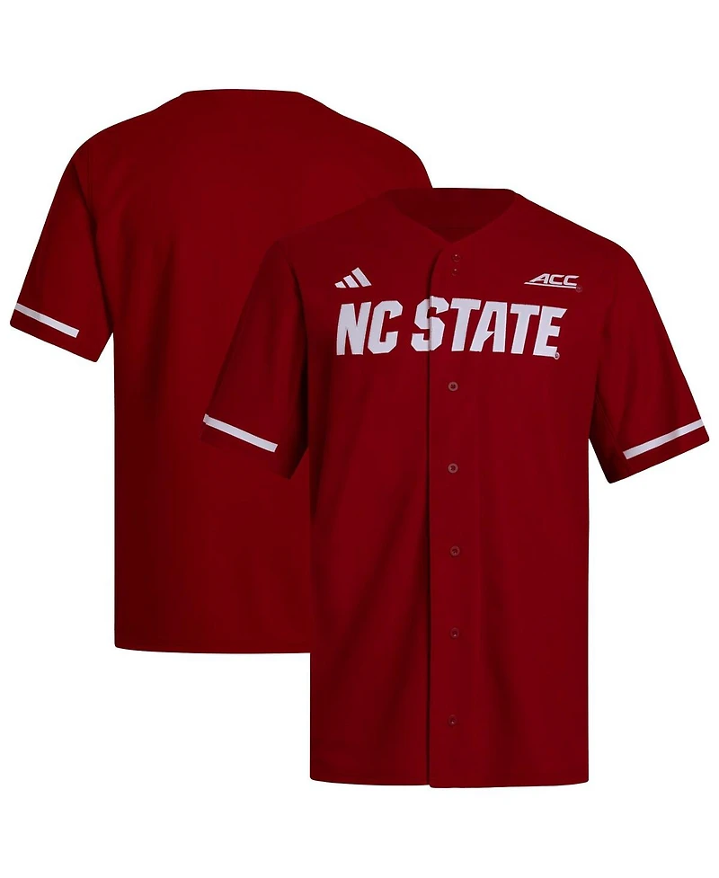 Adidas Men's Red Nc State Wolfpack Replica Baseball Jersey
