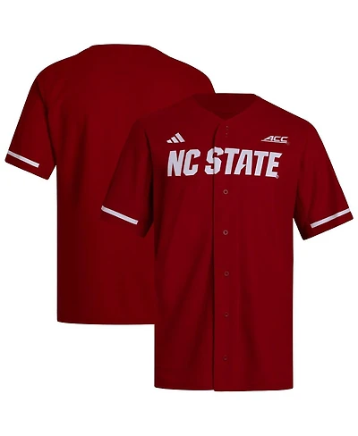 Adidas Men's Red Nc State Wolfpack Replica Baseball Jersey