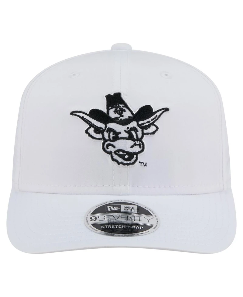 New Era Men's White Texas Longhorns Perform Vault 9SEVENTY Stretch-Snap Hat