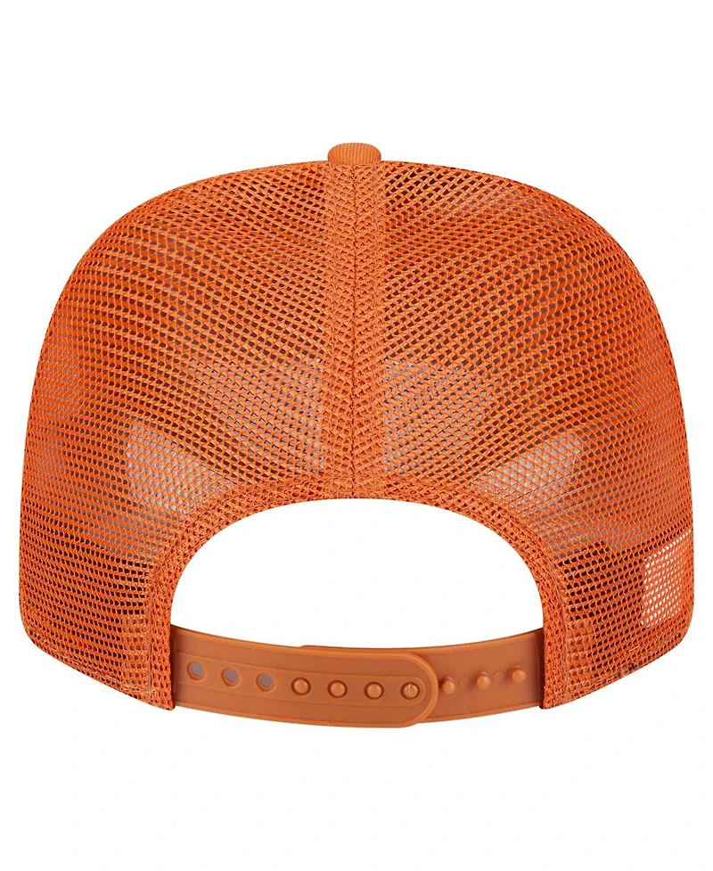 New Era Men's Texas Orange Texas Longhorns Primary 9SEVENTY Trucker Stretch-Snap Hat