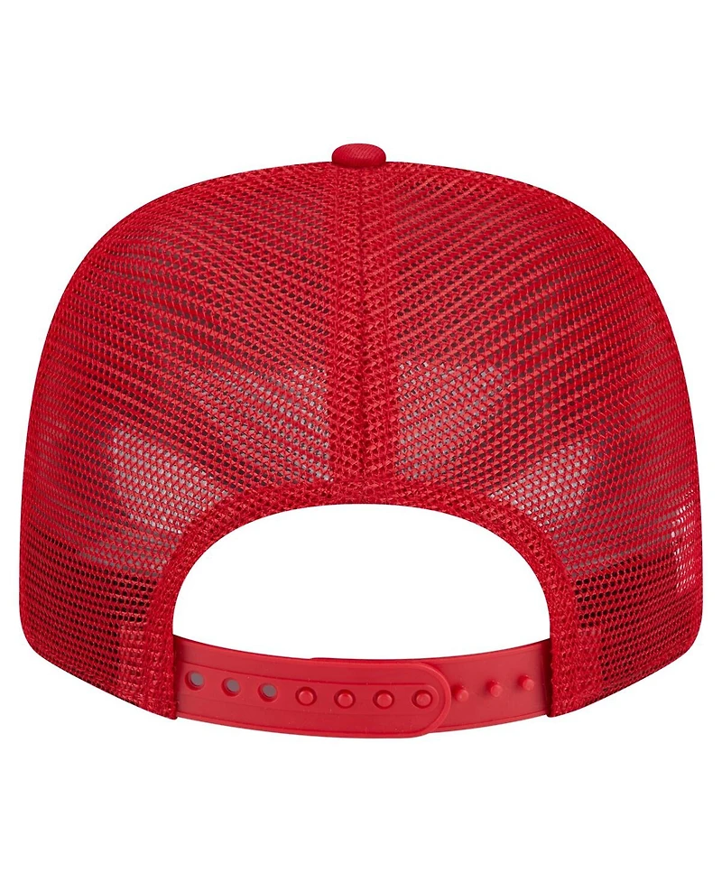 New Era Men's Red Nc State Wolfpack Primary 9SEVENTY Trucker Stretch-Snap Hat