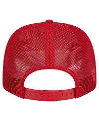 New Era Men's Red Nc State Wolfpack Primary 9SEVENTY Trucker Stretch-Snap Hat