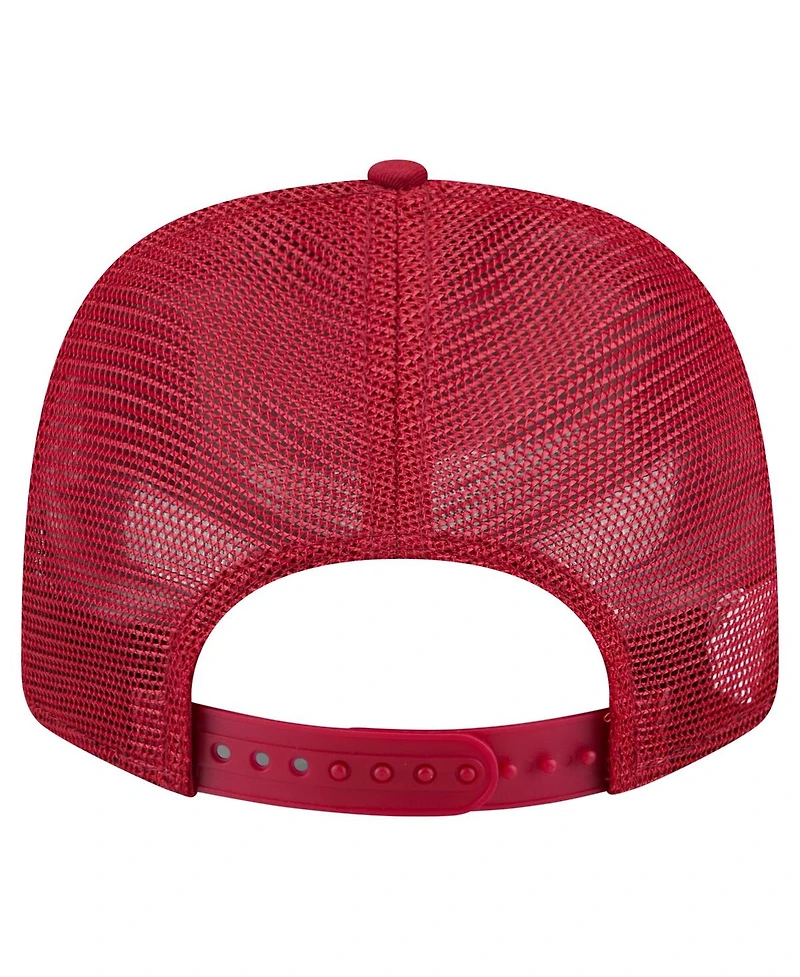 New Era Men's Crimson Indiana Hoosiers Primary 9SEVENTY Trucker Stretch-Snap Hat