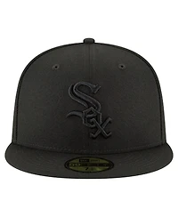 New Era Men's Black Chicago White Sox 125th Anniversary 59FIFTY Fitted Hat