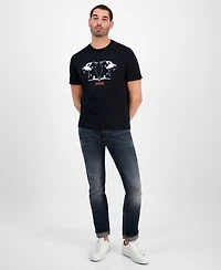 Hugo by Boss Men's Dobero Short Sleeve Crewneck Doberman Graphic T-Shirt