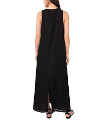 Vince Camuto Women's Sleeveless Textured Maxi Dress
