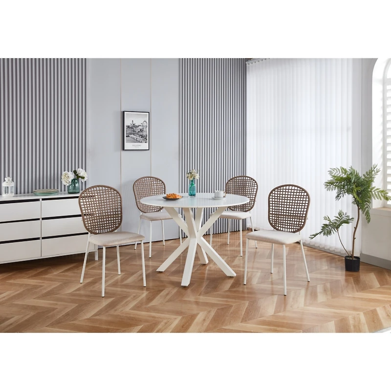 Streamdale 5-Piece Mid-Century Dining Set