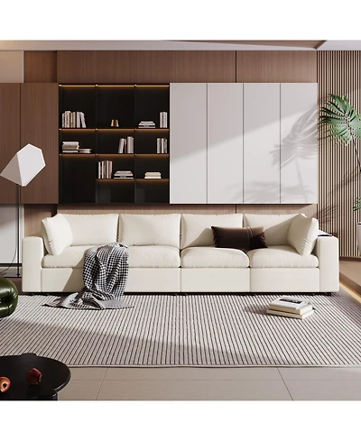 Streamdale Modular Sofa with Storage, Usb Charging, Wireless Charger & Bluetooth Speaker