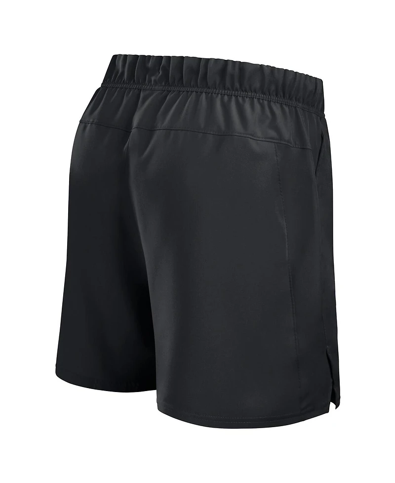 Nike Men's Black Miami Marlins Woven Victory Performance Shorts